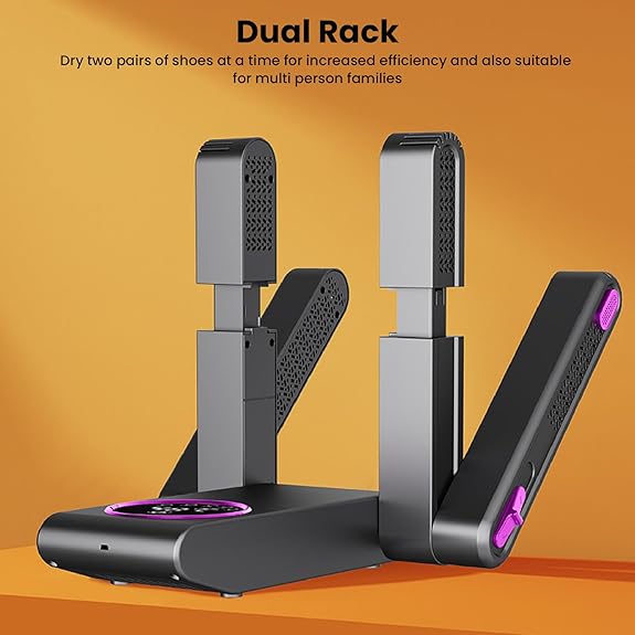 Elektrisk skotork med timer – Dubbelarmsdesign Elektrisk skotork med timer – Dubbelarmsdesign